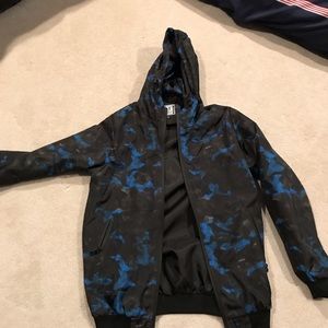 Windbreaker blue and black